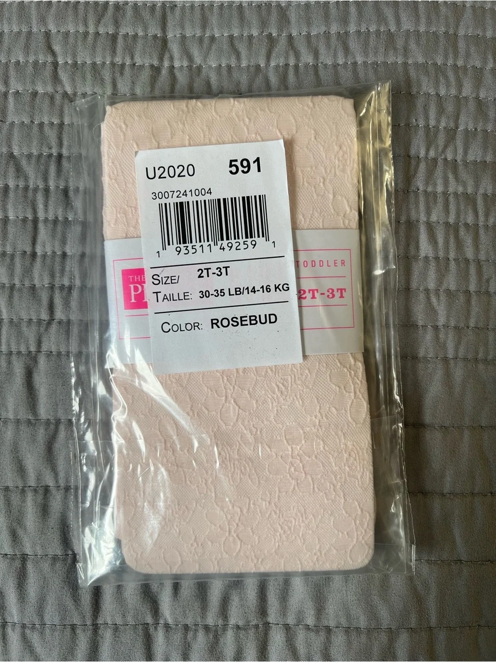 The Children’s Place Toddler Rosebud Textured Tights - 2T-3T